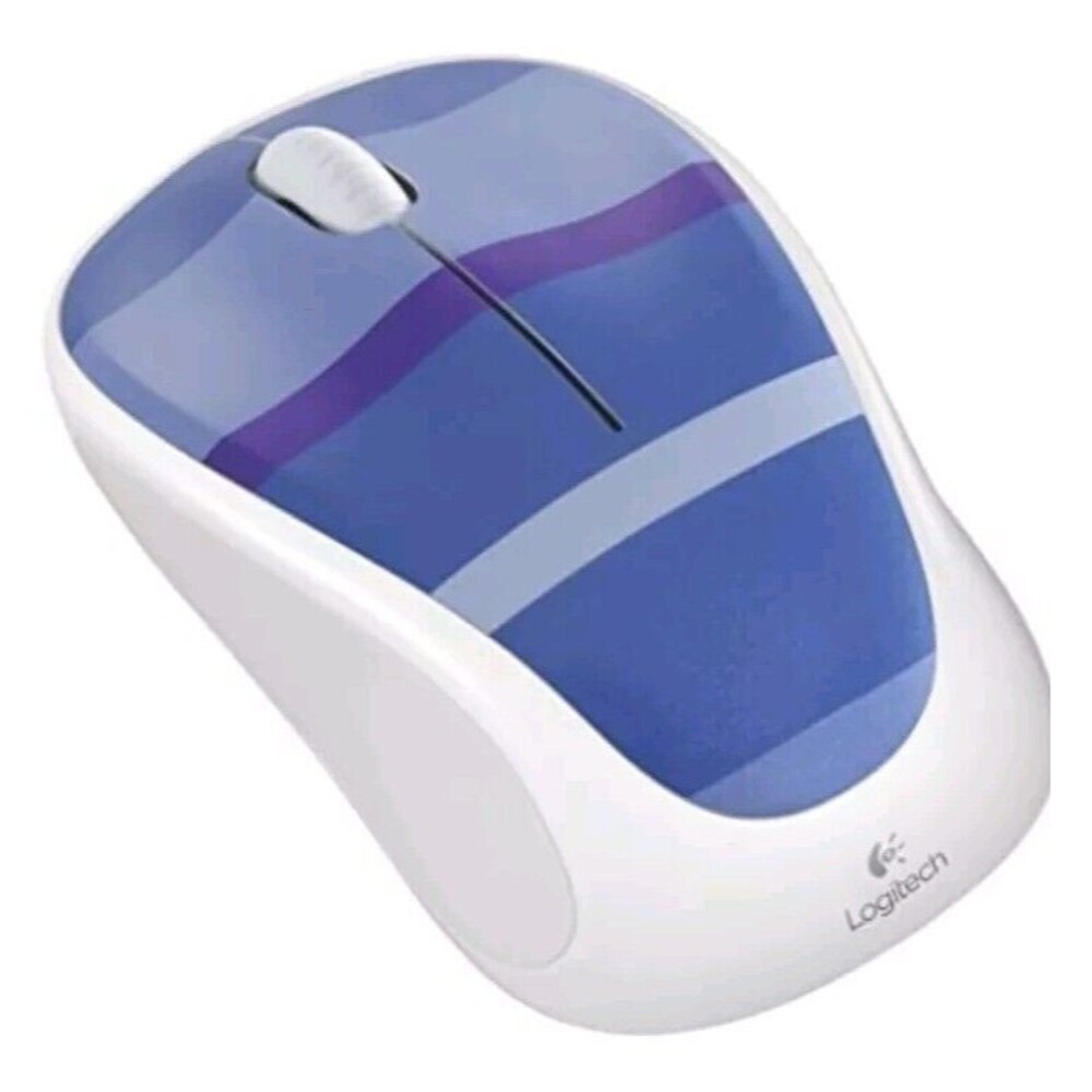 New Logitech M317 Wireless Optical Mouse Horizon Blue With Receiver (910-004238)